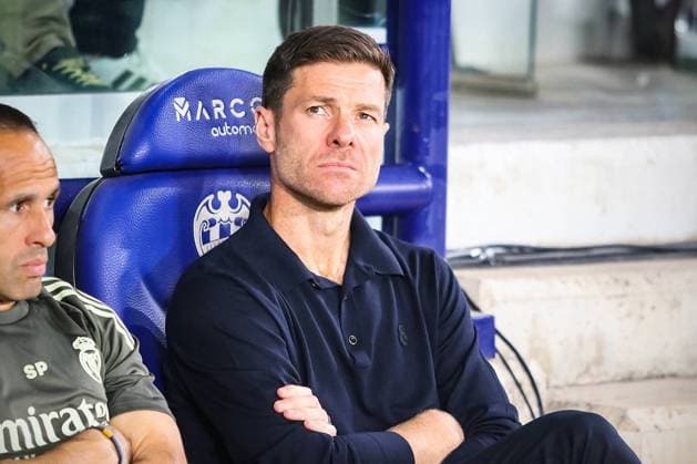 Spanish La Liga EA Sports soccer match Levante vs Real Madrid at Ciutat de Valencia stadium in Valencia, Spain 23 September 2025 Xavi Alonso 900 Cordon Press  900 CordonxPress LOF - Levante vs Real Madrid