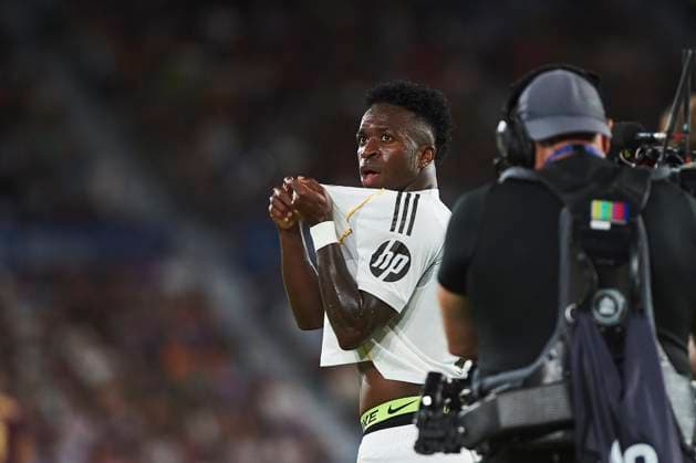 Vinicius Junior, Vini Jr (Real Madrid CF) celebrates his goal during the LaLiga EA Sports match between Levante UD and Real Madrid at Ciudad de Valencia on September 23, 2025 in Valencia, Spain. (Photo by Maria Jose Segovia DeFodi Images) Vinicius Junior, Vini Jr Real Madrid CF celebrates his goal during the LaLiga EA Sports match between Levante UD and Real Madrid at Ciudad de Valencia on September 23, 2025 in Valencia, Spain Photo by Maria Jose Segovia DeFodi Images