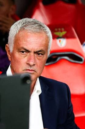 SL Benfica v Rio Ave FC - Liga Portugal BetClic 2025 2026 Treinador portugues do SL Benfica Jose Mourinho durante a partida entre SL Benfica v Rio Ave FC, valida pela Liga Portugal BetClic 2025 2026 no Estadio Jose Alvalade, Portugal (Foto de Diogo Faria Reis Avant Sports) Lisboa Estadio da Luz Portugal Copyright: xDiogoxFariaxReis AvantxSportsx