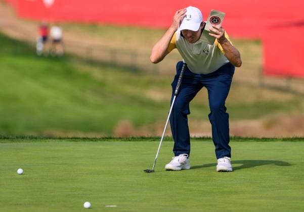 250923 Matt Fitzpatrick of Team Europe during a practice round on day -3 of the Ryder Cup on September 23, 2025 in New York. Photo: Jesper Zerman BILDBYRAN kod JZ JZ0614 golf ryder cup usa europe bbeng Copyright: JESPERxZERMAN BB250923JZ082