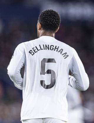 Jude Bellingham of Real Madrid during the La Liga match between Levante and Real Madrid at the Ciutat de Valencia stadium, in Valencia, today September 23, 2025.  Copyright: xRicardoxNogueirax Sportspressphoto_SPR30740