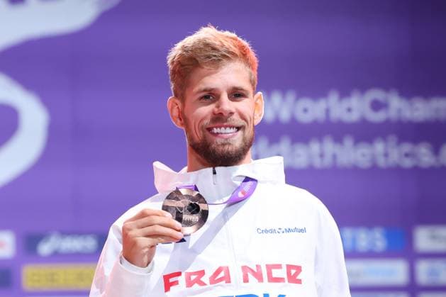 Jimmy GRESSIER (FRA), SEPTEMBER 21, 2025 - Athletics : World Athletics Championships Tokyo 2025 Men s 5000m Medal ceremony at National Stadium in Tokyo, Japan. Noxthirdxpartyxsales  aflo_304441366