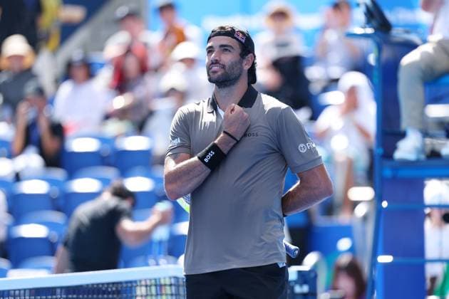Matteo Berrettini (ITA), SEPTEMBER 24, 2025 - Tennis : Kinoshita Group Japan Open Tennis Championships 2025 Men s Singles round of 32 at Ariake Coliseum, Tokyo, Japan. Noxthirdxpartyxsales  aflo_304587600