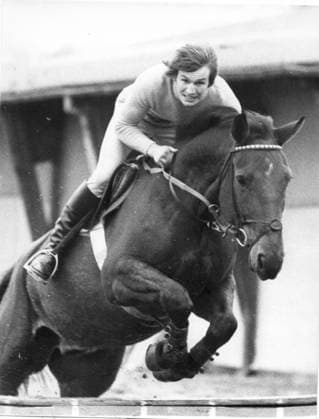 Boxen, Deutschland U.B.z. Eckhard (Ekkehard) Dagge beim Reiten 15.06.1976 *** Boxing, Germany u B Z Eckhard Ekkehard Dagge the riding 15 06 1976