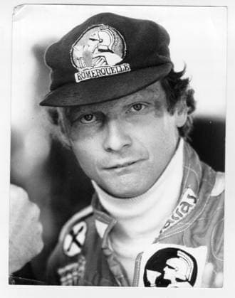 Motorsport Formel 1 Grosser Preis von Deutschland U.B.z. Niki Lauda (Oesterreich), Portrait 25.07.1978 auf dem Hockenheimring - Deutschland *** motor aviation Formula 1 grand Prize from Germany u B Z Niki Lauda Austria , Portrait 25 07 1978 on the Hockenheim Ring Germany