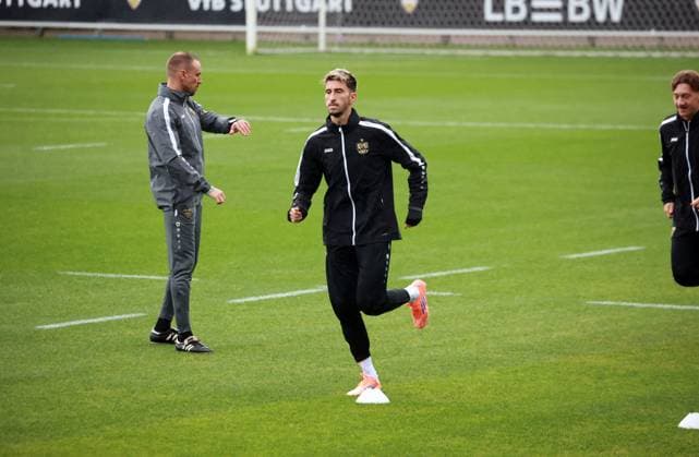 20.09.25 VfB Stuttgart Training Deutschland, Stuttgart, 24.09.2025, Fussball, Bundesliga, VfB Stuttgart Training: Atakan Karazor.