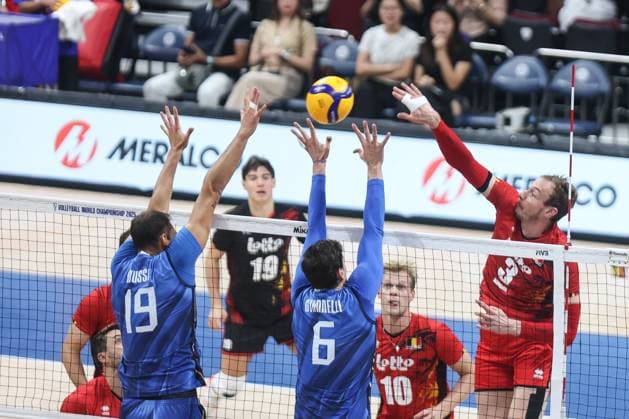 2025.09.24 Pasay City Manila siatkowka mezczyn Mistrzostwa Swiata FIVB 2025 Wlochy - Belgia N z FIVB Men s World Championship, WM, Weltmeisterschaft 2025 Italy - Belgium quarter finals cwiercfinal Foto Szymon Gorski PressFocus 2025.09.24 Pasay City Manila volleyball men FIVB Men s World Championship 2025 ITALY v BELGIUM FIVB Men s World Championship 2025 Italy - Belgium quarter finals Credit: Szymon Gorski PressFocus NEWSPIX.PL --- newspix.pl 