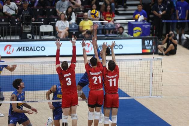 2025.09.24 Pasay City Manila siatkowka mezczyn Mistrzostwa Swiata FIVB 2025 Wlochy - Belgia N z FIVB Men s World Championship, WM, Weltmeisterschaft 2025 Italy - Belgium quarter finals cwiercfinal Foto Szymon Gorski PressFocus 2025.09.24 Pasay City Manila volleyball men FIVB Men s World Championship 2025 ITALY v BELGIUM FIVB Men s World Championship 2025 Italy - Belgium quarter finals Credit: Szymon Gorski PressFocus NEWSPIX.PL --- newspix.pl 