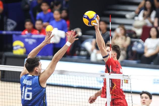 2025.09.24 Pasay City Manila siatkowka mezczyn Mistrzostwa Swiata FIVB 2025 Wlochy - Belgia N z FIVB Men s World Championship, WM, Weltmeisterschaft 2025 Italy - Belgium quarter finals cwiercfinal Foto Szymon Gorski PressFocus 2025.09.24 Pasay City Manila volleyball men FIVB Men s World Championship 2025 ITALY v BELGIUM FIVB Men s World Championship 2025 Italy - Belgium quarter finals Credit: Szymon Gorski PressFocus NEWSPIX.PL --- newspix.pl 