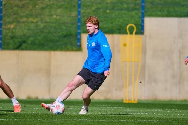 24.09.2025, Fußball, Herren, 2.BL, Saison 2025 2026, Training Holstein Kiel Robert Wagner Kiel, Projensdorf Projensdorf, Trainigsplatz, Kuns Schleswig-Holstein Deutschland