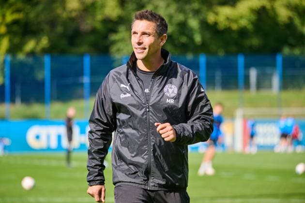 24.09.2025, Fußball, Herren, 2.BL, Saison 2025 2026, Training Holstein Kiel Trainer Marcel Rapp Kiel, Projensdorf Projensdorf, Trainigsplatz, Kuns Schleswig-Holstein Deutschland