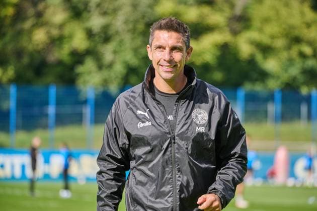 24.09.2025, Fußball, Herren, 2.BL, Saison 2025 2026, Training Holstein Kiel Trainer Marcel Rapp Kiel, Projensdorf Projensdorf, Trainigsplatz, Kuns Schleswig-Holstein Deutschland