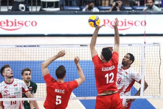 2025.09.24 Pasay City Manila siatkowka mezczyn Mistrzostwa Swiata FIVB 2025 Polska - Turcja N z JAKUB KOCHANOWSKI JAKUB POPIWCZAK WILFREDO LEON Foto Szymon Gorski PressFocus 2025.09.24 Pasay City Manila Volleyball men FIVB Men s World Championship, WM, Weltmeisterschaft 2025 quarterfinal match Poland v Turkiye Polska - Turcja FIVB Men s World Championship 2025 Poland - Turkey quarter finals cwiercfinal Credit: Szymon Gorski PressFocus NEWSPIX.PL --- newspix.pl 