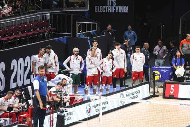 2025.09.24 Pasay City Manila siatkowka mezczyn Mistrzostwa Swiata FIVB 2025 Polska - Turcja N z TOMASZ FORNAL ARTUR SZALPUK MAKSYMILIAN GRANIECZNY JAKUB NOWAK JAN FIRLEJ Foto Szymon Gorski PressFocus 2025.09.24 Pasay City Manila Volleyball men FIVB Men s World Championship, WM, Weltmeisterschaft 2025 quarterfinal match Poland v Turkiye Polska - Turcja FIVB Men s World Championship 2025 Poland - Turkey quarter finals cwiercfinal Credit: Szymon Gorski PressFocus NEWSPIX.PL --- newspix.pl 