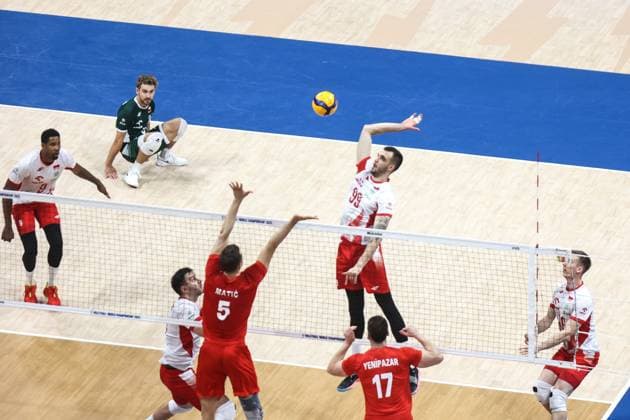 2025.09.24 Pasay City Manila siatkowka mezczyn Mistrzostwa Swiata FIVB 2025 Polska - Turcja N z WILFREDO LEON JAKUB POPIWCZAK NORBERT HUBER Foto Szymon Gorski PressFocus 2025.09.24 Pasay City Manila Volleyball men FIVB Men s World Championship, WM, Weltmeisterschaft 2025 quarterfinal match Poland v Turkiye Polska - Turcja FIVB Men s World Championship 2025 Poland - Turkey quarter finals cwiercfinal Wilredo Leon Bartosz Kurek radosc zwyciestwo winner win Credit: Szymon Gorski PressFocus NEWSPIX.PL --- newspix.pl 