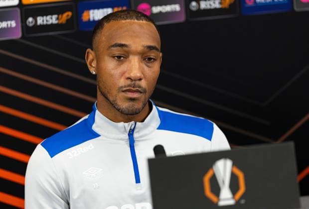 Derek Cornelius of Rangers during today s press conference, PK, Pressekonferenz to preview the UEFA Europa League match versus Genk. Rangers Press Conference - The Rangers Training Centre, Glasgow, Lanarkshire, Scotland, UK - 24 Sep 2025Glasgow The Rangers Training Centre Lanarkshire, Scotland United Kingdom EDITORIAL USE ONLY  Copyright: xRangersxFC Shutterstockx 15502455g