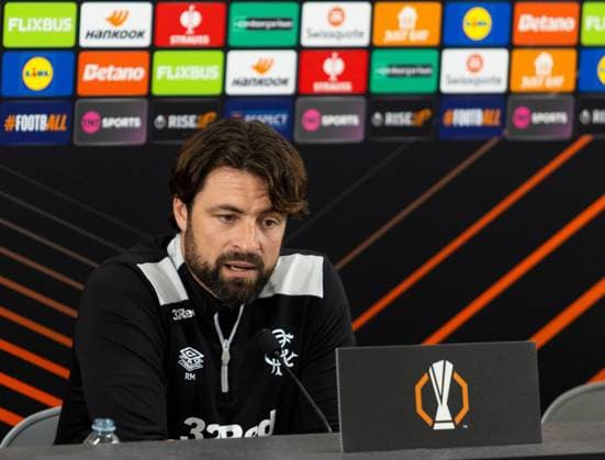 Rangers Head Coach Russell Martin during today s press conference, PK, Pressekonferenz to preview the UEFA Europa League match versus Genk. Rangers Press Conference - The Rangers Training Centre, Glasgow, Lanarkshire, Scotland, UK - 24 Sep 2025Glasgow The Rangers Training Centre Lanarkshire, Scotland United Kingdom EDITORIAL USE ONLY  Copyright: xRangersxFC Shutterstockx 15502455q