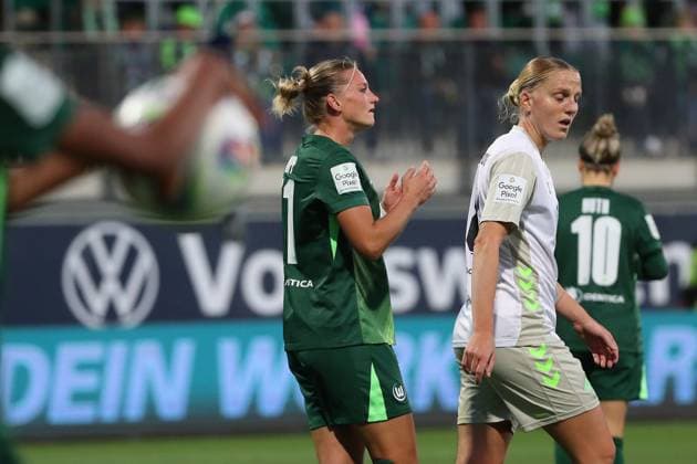 VfL - Bremen, BL Frauen Wolfsburg, 24.09.2025, FUßBALL - VfL Wolfsburg vs. SV Werder Bremen, Google Pixel Frauen-Bundesliga, Saison 2025 26. Alexandra Popp (VfL Wolfsburg) Wolfsburg