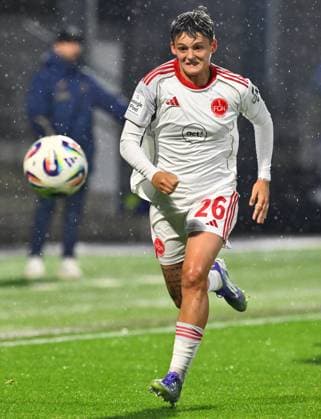 24.09.2025 - Fussball - Saison 2025 2026 - 1. Google Pixel Frauen Bundesliga - 04. Spieltag: TSG Hoffenheim - 1. FC Nürnberg FCN ( Club Clubfrauen ) - Sportfoto Zink - xwoxzix - Aneta Polaskova (26, 1. FC Nürnberg FCN ) Freisteller Einzelbild