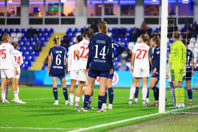 RECORD DATE NOT STATED 1. Bundesliga Frauen GPFBL: TSG Hoffenheim gegen 1. FC Nürnberg, am 24.09.2025 im Dietmar-Hopp Stadion in Hoffenheim. GPFBL: TSG Hoffenheim - 1. FC Nürnberg; 24.09.2025 Copyright: xMaxxMesterx