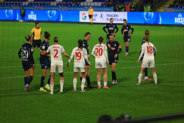RECORD DATE NOT STATED 1. Bundesliga Frauen GPFBL: TSG Hoffenheim gegen 1. FC Nürnberg, am 24.09.2025 im Dietmar-Hopp Stadion in Hoffenheim. GPFBL: TSG Hoffenheim - 1. FC Nürnberg; 24.09.2025 Copyright: xMaxxMesterx