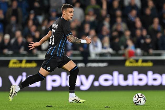 250924 Club Brugge vs Westerlo Aleksandar Stankovic (25) of Club Brugge pictured during the Jupiler Pro League season 2025 - 2026 matchday 5 game between Club Brugge KV and KVC Westerlo on September 24 , 2025 in Brugge, Belgium. (Photo by David Catry Isosport) Brugge Belgium  Copyright: xDavidxCatryx 20250924DC2_9638