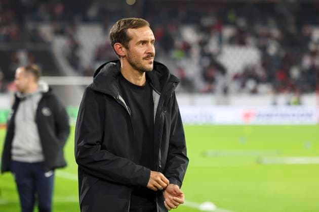 Julian Schuster (SC Freiburg, Trainer) , Deutschland, Fussball, UEFA Europa League, 1. Spieltag, 2025 2026, SC Freiburg vs. FC Basel, 24.09.2025, Stadion am Wolfswinkel, Freiburg im Breisgau, Deutschland Freiburg im Breisgau Stadion am Wolfswinkel Baden-Württemberg Deutschland Copyright: xGrantxHubbsx