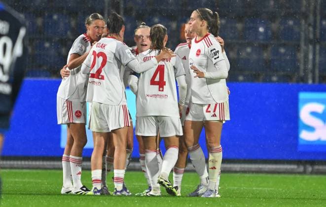 24.09.2025 - Fussball - Saison 2025 2026 - 1. Google Pixel Frauen Bundesliga - 04. Spieltag: TSG Hoffenheim - 1. FC Nürnberg FCN ( Club Clubfrauen ) - Sportfoto Zink - xwoxzix - Torjubel Jubel Freude nach Treffer Tor Torschuß zum 0:1 durch Sanja Homann (19, 1. FC Nürnberg FCN ) -
