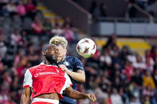 UEFA Europa League: S.C. Braga v Feyenoord Braga - Sikou Niakate of SC Braga during the first match of the UEFA Europa League 2025 2026. The match is set between S.C. Braga and Feyenoord at Estadio Municipal de Braga on 24 September 2025 in Braga, Portugal. Copyright: xYannickxVerhoevenx