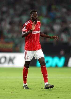 Ibrahim Sangarà of Nottingham Forest Real Betis v Nottingham Forest, UEFA Europa League, Football, Villamarin Stadium, Seville, Spain - 24 Sep 2025Seville Villamarin Stadium Spain EDITORIAL USE ONLY No use with unauthorised audio, video, data, fixture lists, club league logos or live services. Online in-match use limited to 120 images, no video emulation. No use in betting, games or single club league player publications. Copyright: xAntonioxPozo Shutterstockx 15498594x