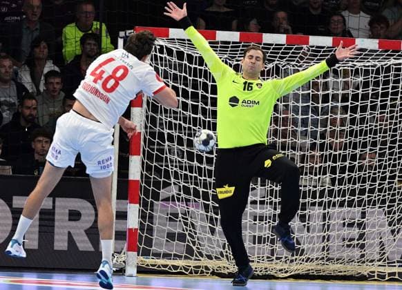 HBC Nantes Kolstad Handball PHOTOPQR OUEST FRANCE Jérôme Fouquet ; NANTES ; 24 09 2025 ; Handball. EHF champions League. HBC Nantes Kolstad Handball. Igniaco Biosca. Photo: Jérôme Fouquet Ouest-France. NANTES France  Copyright: xPHOTOPQR OUESTxFRANCE MAXPPPxJérômexFouquetx 20250924OFR5879 20250924OFR5879