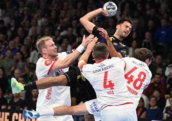 HBC Nantes Kolstad Handball PHOTOPQR OUEST FRANCE Jérôme Fouquet ; NANTES ; 24 09 2025 ; Handball. EHF champions League. HBC Nantes Kolstad Handball. Ian Tarrafeta. Photo: Jérôme Fouquet Ouest-France. NANTES France  Copyright: xPHOTOPQR OUESTxFRANCE MAXPPPxJérômexFouquetx 20250924OFR5881 20250924OFR5881