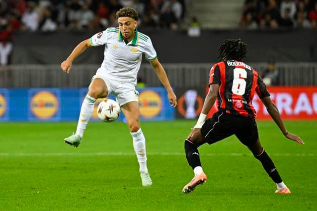 FOOTBALL : OGC Nice VS AS Roma - UEFA Europa League - 24 09 2025 Neil El Aynaoui (AS Roma) - UEFA Europa League match between OGC Nice and AS Roma on September 24, 2025 at the Allianz Riviera Stadium in Nice. NiceFrance  Copyright: xWilliamxCannarellax