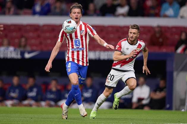 Conor Gallagher (Atletico de Madrid) controls the ball during the LaLiga EA Sports match between AtlÃ tico Madrid v Rayo Vallecano at Riyahd Air Metropolitano on September 24, 2025 in Madrid, Spain. (Photo by Manu Reino DeFodi Images) Conor Gallagher Atletico de Madrid controls the ball during the LaLiga EA Sports match between AtlÃ tico Madrid v Rayo Vallecano at Riyahd Air Metropolitano on September 24, 2025 in Madrid, Spain Photo by Manu Reino DeFodi Images