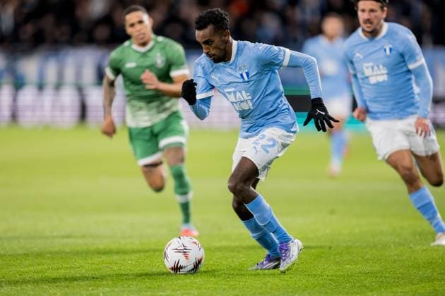 250924 Taha Ali of Malmö FF during the UEFA Europa League football match between Malmö FF and Ludogorets on September 24, 2025 in Malmö. Photo: Petter Arvidson BILDBYRAN kod PA PA1085 fotboll football soccer fotball uefa europa league europa league malmö ff ludogorets bbeng Copyright: PETTERxARVIDSON BB250924PA209