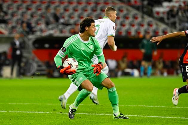 FOOTBALL : OGC Nice VS AS Roma - UEFA Europa League - 24 09 2025 Mile Svilar (AS Roma) - UEFA Europa League match between OGC Nice and AS Roma on September 24, 2025 at the Allianz Riviera Stadium in Nice. NiceFrance  Copyright: xWilliamxCannarellax