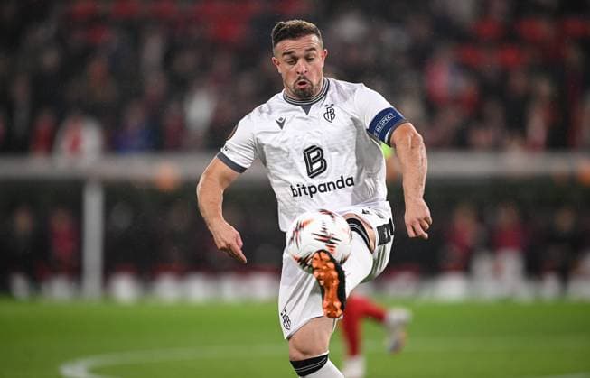 FUSSBALL EUROPA LEAGUE SAISON 2025 2026 1. Spieltag 24.09.2025 SC Freiburg - FC Basel Xherdan Shaqiri (FC Basel)