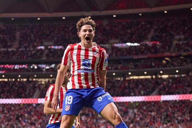 Julian Alvarez (Atletico de Madrid) celebrates after scoring his team?s third goal during the LaLiga EA Sports match between AtlÃ tico Madrid v Rayo Vallecano at Riyahd Air Metropolitano on September 24, 2025 in Madrid, Spain. (Photo by Manu Reino DeFodi Images) Julian Alvarez Atletico de Madrid celebrates after scoring his team?s third goal during the LaLiga EA Sports match between AtlÃ tico Madrid v Rayo Vallecano at Riyahd Air Metropolitano on September 24, 2025 in Madrid, Spain Photo by Manu Reino DeFodi Images