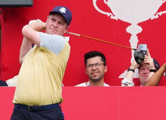 GOLF - Ryder Cup 2025 FARMINGDALE,NEW YORK,USA,24.SEP.25 - GOLF - Ryder Cup 2025, Bethpage Black Course, preview, practice round. Image shows Robert MacIntyre (SCO EUR) .  GEPAxpictures xBrianxSpurlock