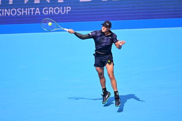 Luciano Darderi (ITA), SEPTEMBER 25, 2025 - Tennis : Kinoshita Group Japan Open Tennis Championships 2025 Men s Singles round of 32 at Ariake Coliseum, Tokyo, Japan. Noxthirdxpartyxsales  aflo_304711090