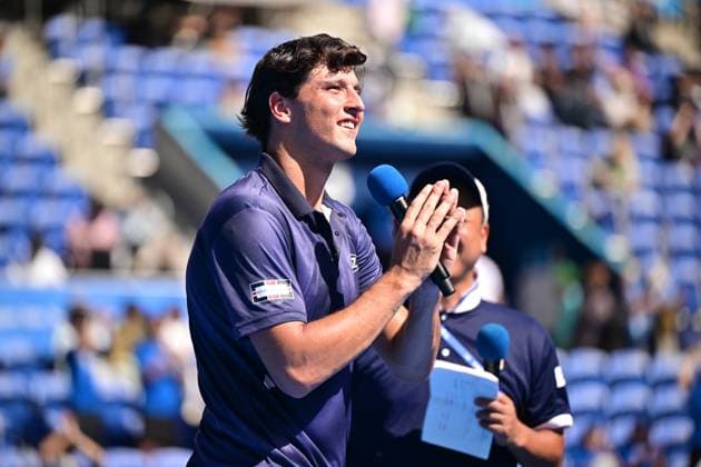 Luciano Darderi (ITA), SEPTEMBER 25, 2025 - Tennis : Kinoshita Group Japan Open Tennis Championships 2025 Men s Singles round of 32 at Ariake Coliseum, Tokyo, Japan. Noxthirdxpartyxsales  aflo_304711119