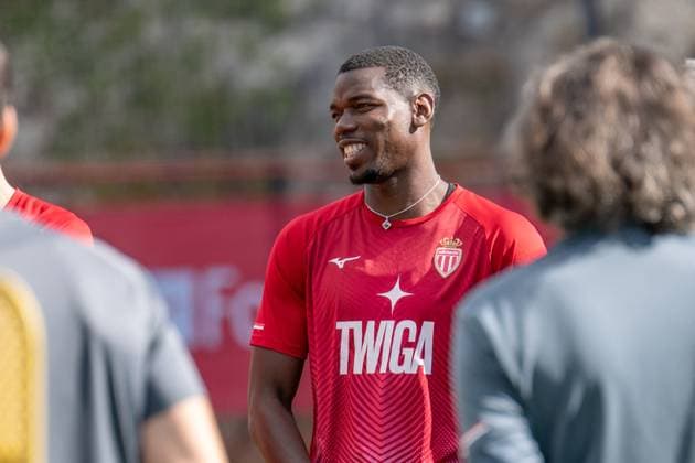 Paul Pogba Training At AS Monaco Football Club Center - France Paul Pogba seen at AS Monaco Football Club training center during collective team training in La Turbie, France, on September 25, 2025. Photo by Laurent Coust ABACAPRESS.COM LA TURBIE France  Copyright: xCoustxLaurent ABACAx