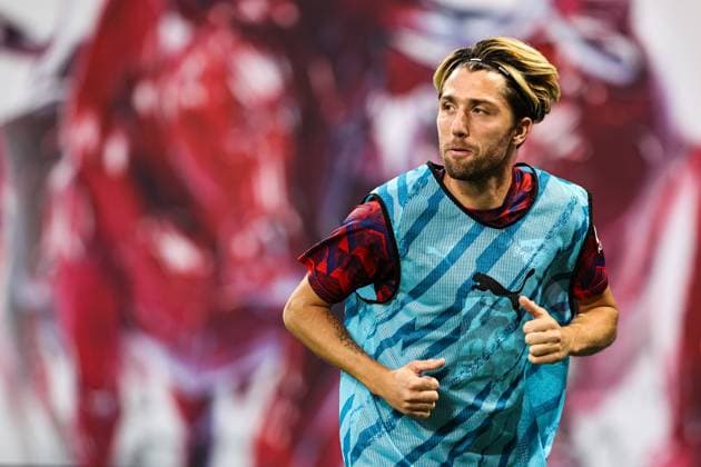 Kevin Kampl (RB Leipzig,44) - 1. Fussball Bundesliga Saison 2025-2026 Punktspiel RB Leipzig vs. 1. FC Köln in der Red Bull Arena in Leipzig - Fussball,Deutschland,Mann,Männer,20.09.2025