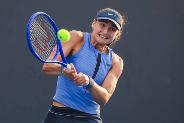 BEIJING, CHINA - SEPTEMBER 25: Victoria Jimenez Kasintseva of Andorra competes in the Women s Singles Round of 128 match against Maya Joint of Australia on day 4 of the 2025 China Open at National Tennis Center on September 25, 2025 in Beijing, China.  Copyright: xVCGx 111593151427