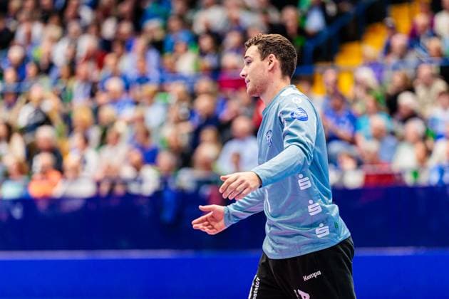 Constantin Moestl (TBV Lemgo Lippe, 01) aergert sich regt sich auf GER, TBV Lemgo Lippe vs. Bergischer HC, Handball, 1. Bundesliga, 6. Spieltag, Spielzeit 2025 2026, 25.09.2025 GER, TBV Lemgo Lippe vs. Bergischer HC, Handball, 1. Bundesliga, 6. Spieltag, Spielzeit 2025 2026, 25.09.2025 Lemgo Copyright: xEibner-Pressefoto JanxRollingerx EP_JSK
