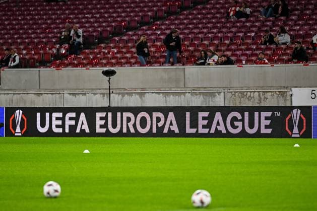 UEFA EUROPA LEAGUE Lettering during the UEFA Europa League 2025 26 League Phase MD1 match between VfB Stuttgart and Real Club Celta at Stuttgart Arena on September 25, 2025 in Stuttgart, Germany. (Photo by Harry Langer DeFodi Images) UEFA EUROPA LEAGUE Lettering during the UEFA Europa League 2025 26 League Phase MD1 match between VfB Stuttgart and Real Club Celta at Stuttgart Arena on September 25, 2025 in Stuttgart, Germany Photo by Harry Langer DeFodi Images