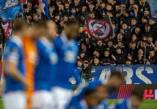 25th September 2025; Ibrox Stadium, Glasgow, Scotland; UEFA Europa League Football, Rangers versus Genk; Rangers players line up  VagelisxGeorgariou