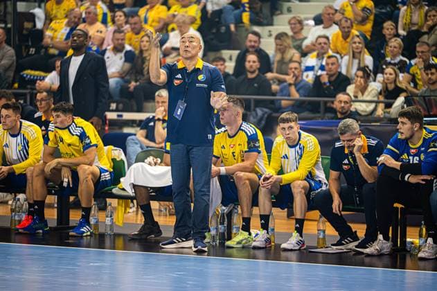 KIELCE 25.09.2025 MECZ 3. KOLEJKA LIGA MISTRZOW PILKA RECZNA MEZCZYZN SEZON 2025 2026 --- MENS HANDBALL EHF CHAMPIONS LEAGUE SEASON 2025 2026 MATCH: INDUSTRIA KIELCE - FUCHSE BERLIN TALANT DUJSHEBAEV FOT. MICHAL TRZPIS 400MM.PL NEWSPIX.PL --- newspix.pl 