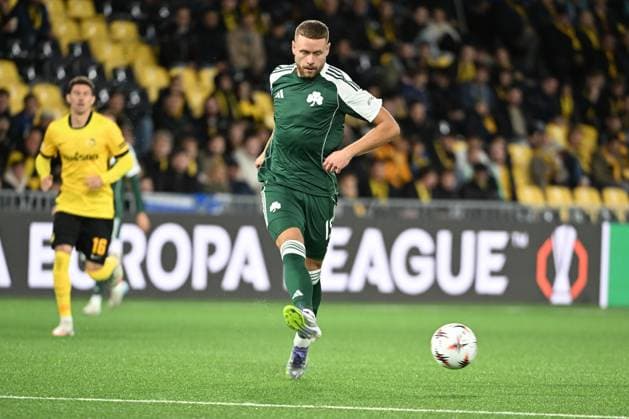 BERN, SWITZERLAND - SEPTEMBER 25: Sverrir Ingason of Panathinaikos in action during the UEFA Europa League 2025 26 League Phase MD1 match between BSC Young Boys and Panathinaikos FC at Stadion Wankdorf on September 25, 2025 in Bern, Switzerland. Bern Stadion Wankdorf Bern Switzerland Copyright: xJustPictures.ch ManuelxWinterbergerx jp-en-EuSpIm-MWI_3531