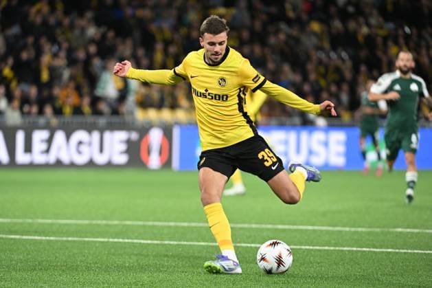 BERN, SWITZERLAND - SEPTEMBER 25: Darian Males of Young Boys in action during the UEFA Europa League 2025 26 League Phase MD1 match between BSC Young Boys and Panathinaikos FC at Stadion Wankdorf on September 25, 2025 in Bern, Switzerland. Bern Stadion Wankdorf Bern Switzerland Copyright: xJustPictures.ch ManuelxWinterbergerx jp-en-EuSpIm-MWI_3553